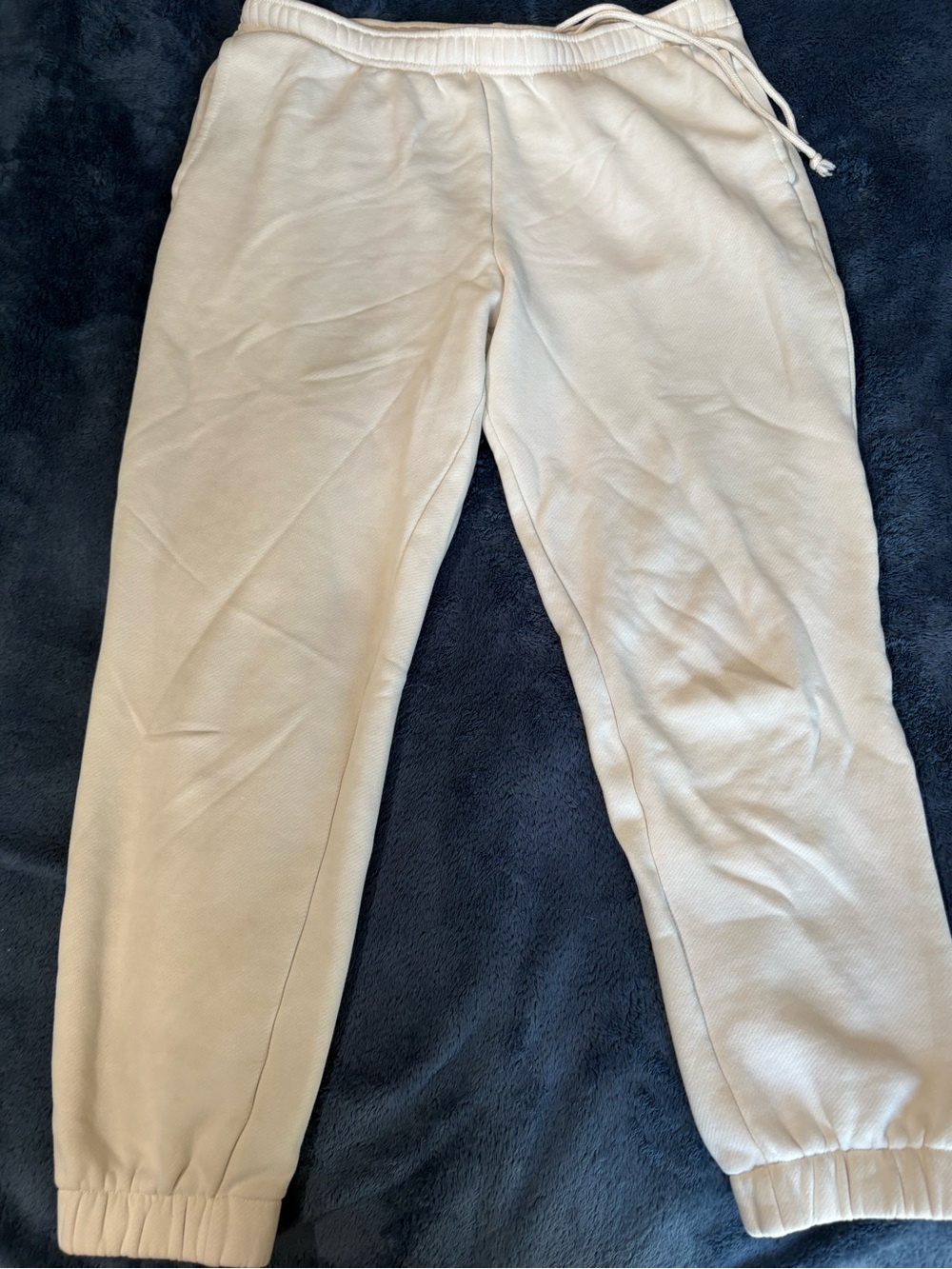 Universal Thread Cream Drawstring Joggers for Kids